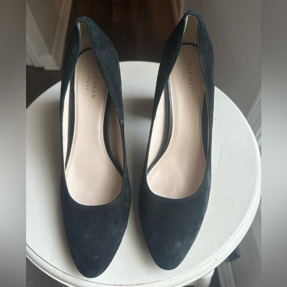 Cole Haan Black Suede Shoes